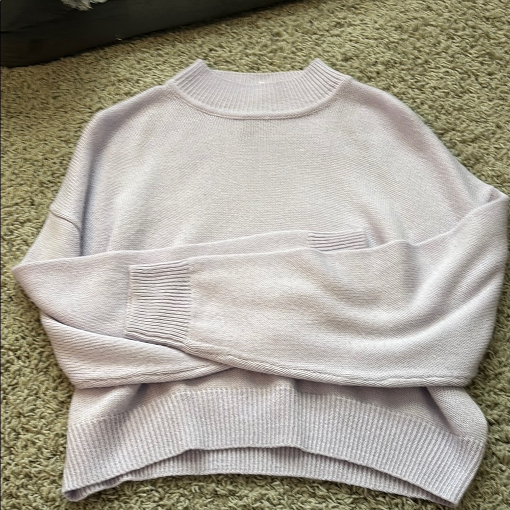 H&M Light Purple Turtleneck Sweater
